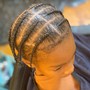 Kid's freestyle braids (natural hair)