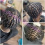 Medium Starter Locs (above shoulder)