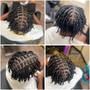 Medium Starter Locs (above shoulder)