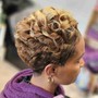 Bantu knots( no hair added)