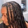 Medium Knotless Braids