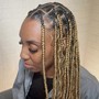 Medium Knotless Braids