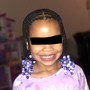 Kid's Natural Hair Cornrows (12 years and younger)