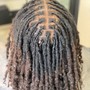 Dreadlocks re-twisted or crochet needle