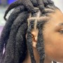 Dreadlocks re-twisted or crochet needle