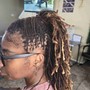 Faux loc Extensions (shave sides)