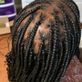 Adult Knotless Braids Large