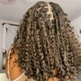 Natural hair Box Braids large