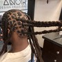 Braids over locs