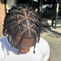 Men freestyle cornrows