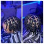 Cornrow Braids w/ Design (natural hair)