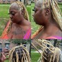 Smedium knotless braids