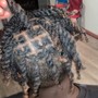 Smedium knotless braids