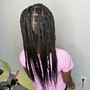 Small knotless Hair included-