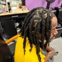 Braids down