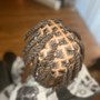 Men Individual Braids (half head)