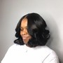 Hand curled Qw bob