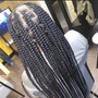 Large Knotless Braids