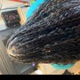 Large Knotless Braids