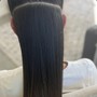 Medium knotless braids