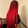 X small knotless braids