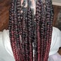 Medium Knotless Braids (waist length)