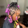 Natural braids for little girls