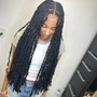 2 stitch braids (natural hair)