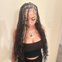 2 stitch braids (natural hair)