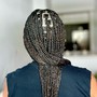 Knotless Box braids - Medium (Mid Back)