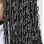 Peek- a- boo knotless braids large