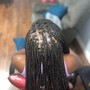 Medium Knotless Braids (waist length)