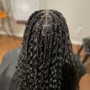 Medium Knotless Braids/Twist (Teen/Adult)