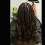 Microtwist with extensions (without interlocking) short