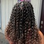 Short Bohemian Goddess Braids