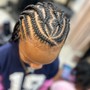 Kid's Braids Half&Half