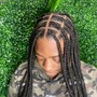 M Knotless Braids