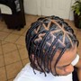 Men box braids medium