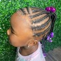 Kids Braids w|Hair