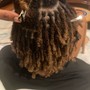 Loc retwist and style