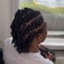 Loc Retwist Comb Method + Style(Baby Locs - shoulder length)