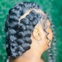 Wig cornrows (shampoo not included)