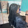 Smedium Knotless Braids