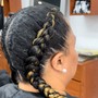 2 feed in braids