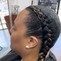 2 feed in braids