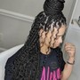 Partial Sew In W/leave out