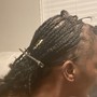 Partial Sew In W/leave out