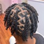 Natural hair twist out