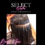 Men's scalp braids