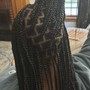 Box Braids Take Down